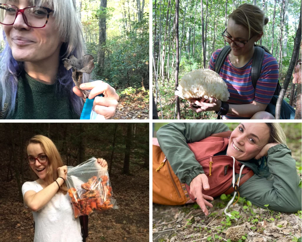 Managing Editor Marissa Smith can be found frolicking the woods in search of fungal friends.