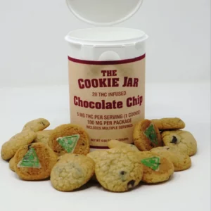 Mayflower Medicinals The Cookie Jar 20 THC Infused 5mg Chocolate Chip Cookies