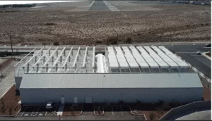 cannabis farm viewed from above