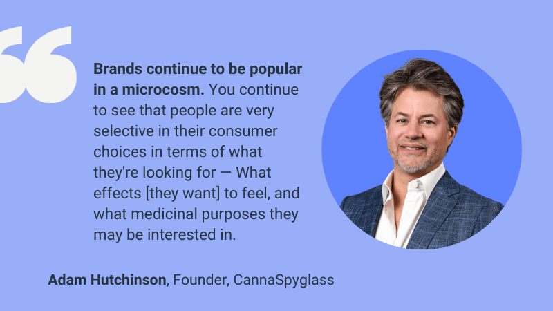 Adam Hutchinson, Founder of CannaSpyglass, makes a cannabis consumer preference prediction for 2024.