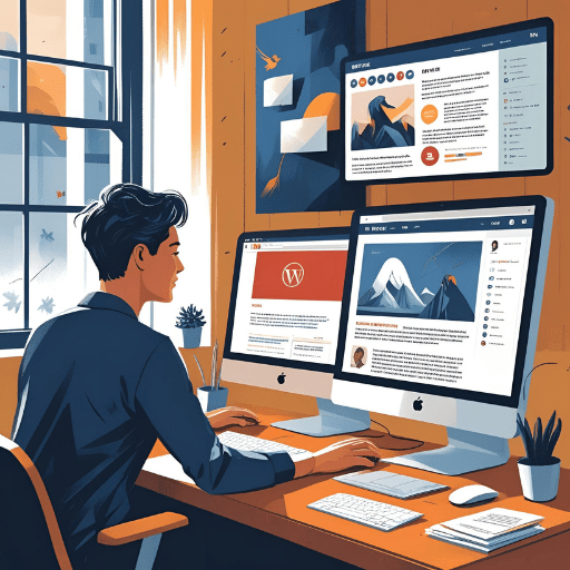 A person utilizing AI created content on multiple media platforms