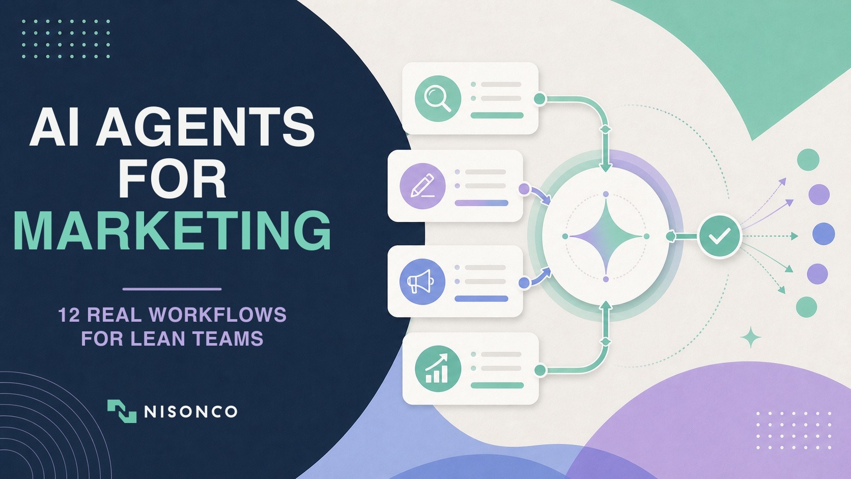 AI agents coordinating research, content, earned media and growth workflows for a lean marketing team