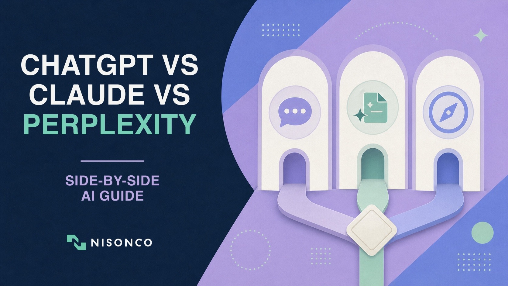 ChatGPT, Claude, and Perplexity side-by-side business comparison