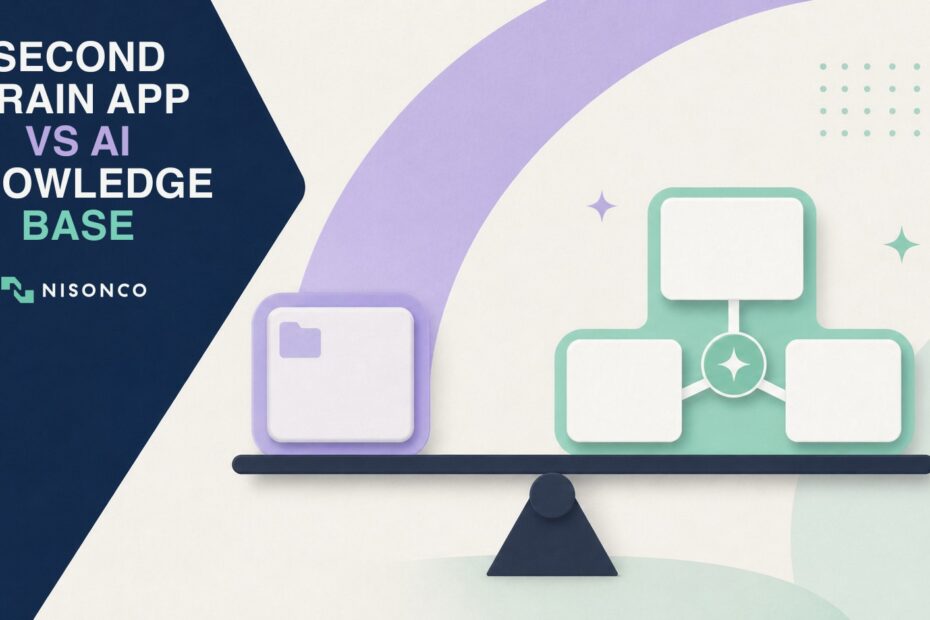 Second brain app versus AI knowledge base