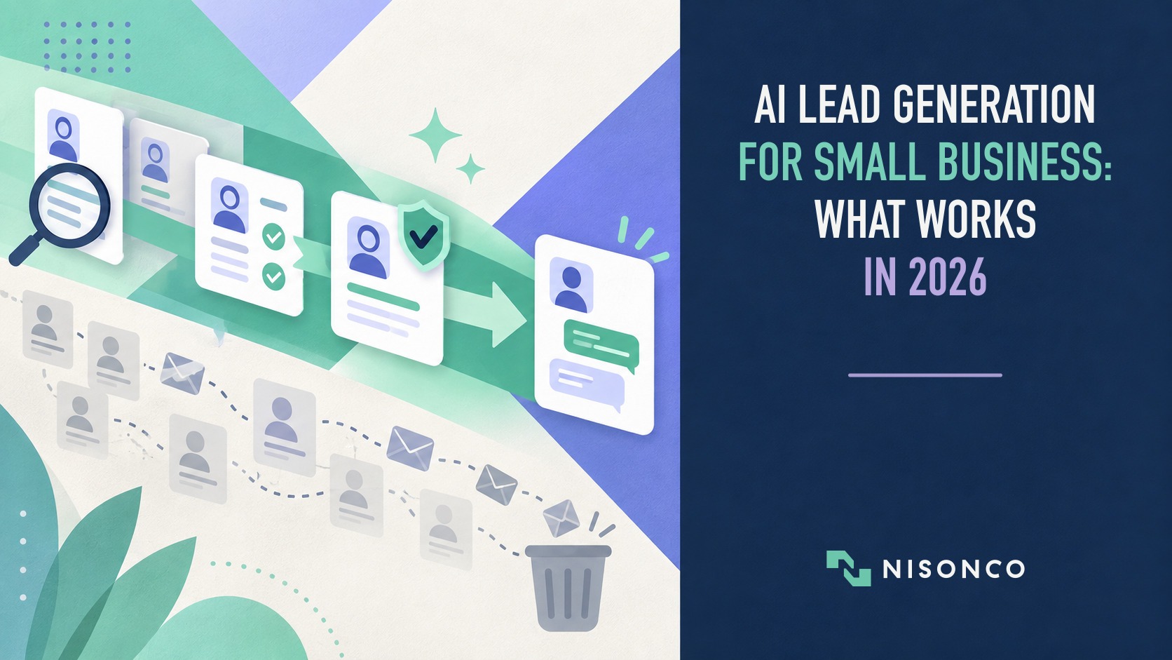 AI lead generation separating qualified prospects from mass outreach