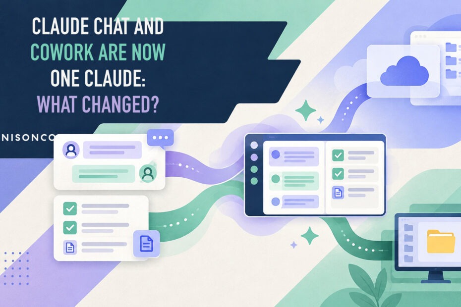 Claude chat and Cowork workflows converging into one product experience